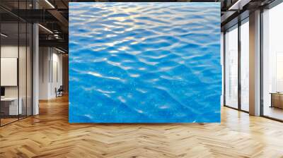 Swimming pool and sunlight refraction Wall mural