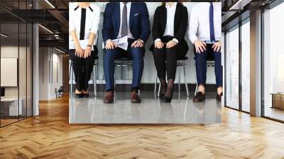 business people waiting for job interview. Wall mural