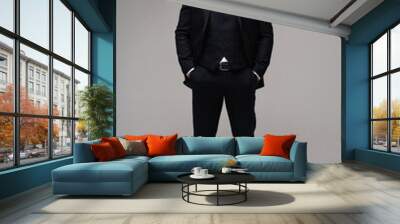 Full length shot of a mature businessman wearing a suit looking at camera Wall mural