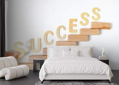 Business concept for growth success process. Wall mural