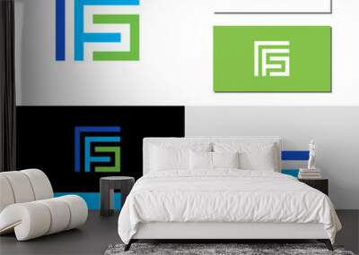 g letter sign icon white and ... Wall mural