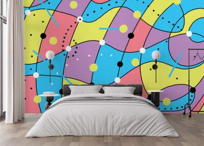 abstract colorful background Wall mural