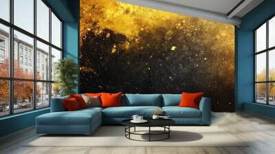 Golden Abstract Background Wall mural