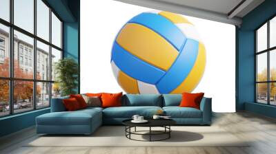 3d rendering ball of volleyball Wall mural