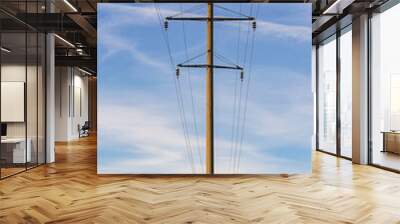 power line supports Wall mural