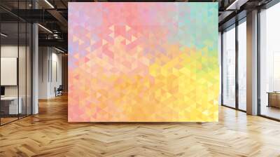 abstract geometric banner Wall mural