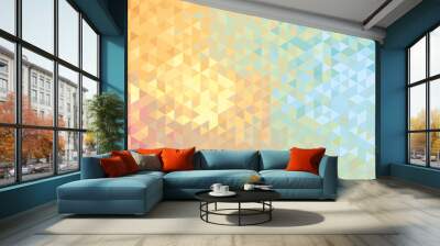 Abstract geometric banner Wall mural