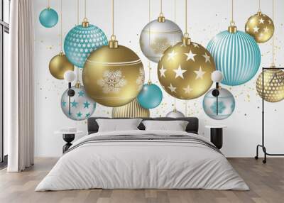 Christmas design banner Wall mural