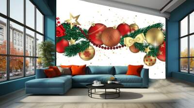 Christmas design banner Wall mural