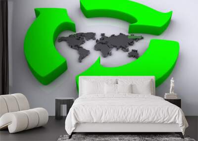 recycle 2 Wall mural