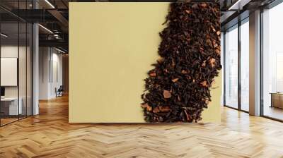 cinnamon black tea traditional antioxidant leaves herb chinese cafe breakfast aroma ingredient relax art Wall mural