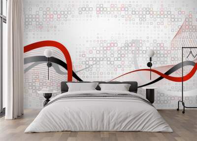 Abstraction. Wall mural