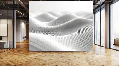 Abstract pattern of small dots on a white background perfect for minimalistic and modern designs Wall mural