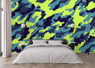 Vector camouflage pattern for clothing design. Trendy camouflage military pattern	 Wall mural