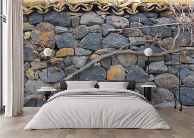 old stone wall Wall mural