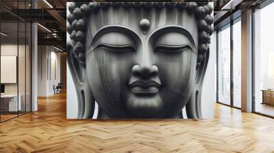 Pioneer or founder of Buddhism.buddha statue Wall mural