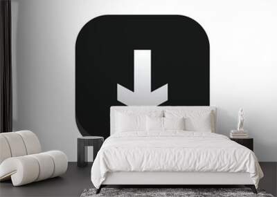 download icon button Wall mural