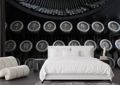 old typewriter keyboard Wall mural