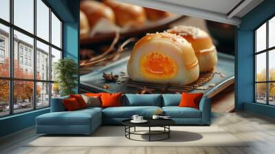 Chinese Egg Cake Wall mural