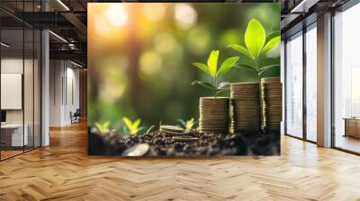 Green finance solutions for a low-carbon future, Wall mural