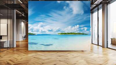 palm island Wall mural