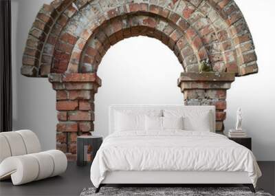 Brick archway entryway clip art Wall mural