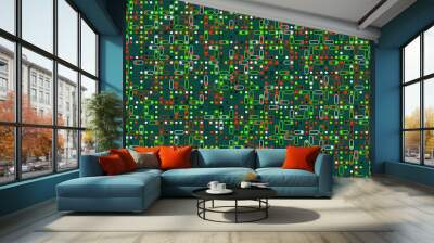 Vector seamless geometric pattern Wall mural