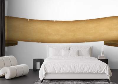 Empty paper scroll ribbon banner Wall mural