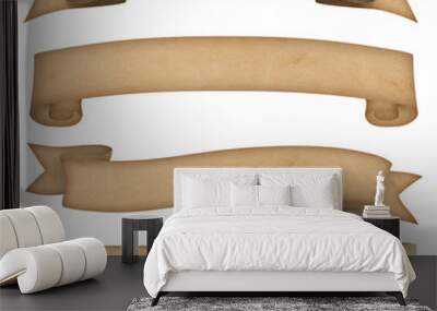 Paper scroll banner collection 2 Wall mural