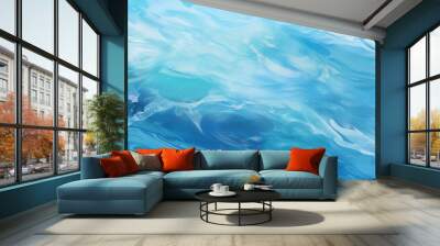 Ocean waves abstract background. Wall mural