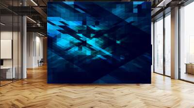 Abstract geometric background with polygons Wall mural