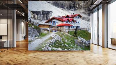 Rifugio Agostini in der Brenta, Dolomiten, Südtirol, Italien - Tour -96 Wall mural