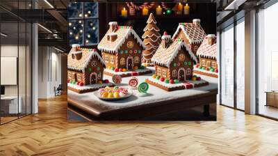 christmas background wallpaper Wall mural