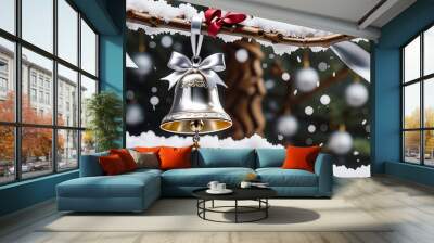 christmas background wallpaper Wall mural