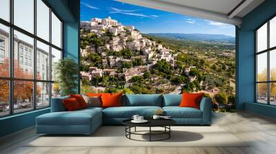 Gordes the beautiful village from provence Wall mural