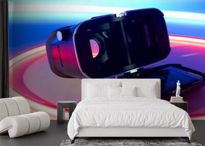 Virtual reality smart-phone headset concept Wall mural