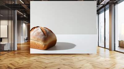 warm, golden-brown loaf of freshly baked bread Wall mural