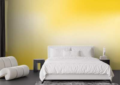 Blurred yellow vector abstract background Wall mural