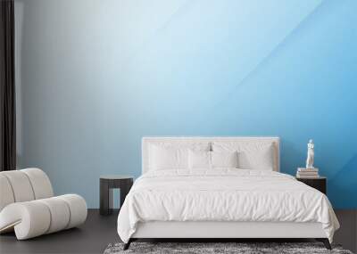 Light blue abstract paper style subtle vector background Wall mural