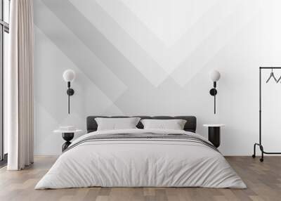 Light gray triangle abstract  subtle vector abstract background Wall mural