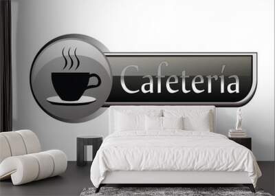 Logo_cafe Wall mural