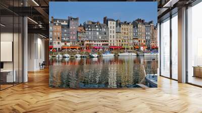 port of Honfleur in Normandie Wall mural