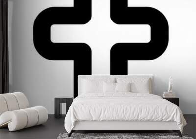 cross Wall mural