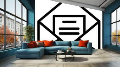 email Wall mural