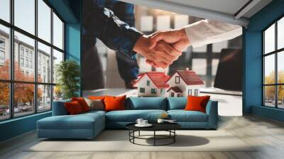 Buyers and real estate agents have agreed to buy and sell by Wall mural