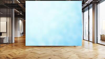 Blur abstract background with light blue color. Wall mural