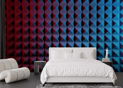 Music background. Acoustic foam panel Wall mural