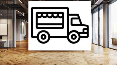 food truck icon Wall mural