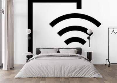 signal icon Wall mural