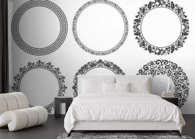 set of vintage frames Wall mural